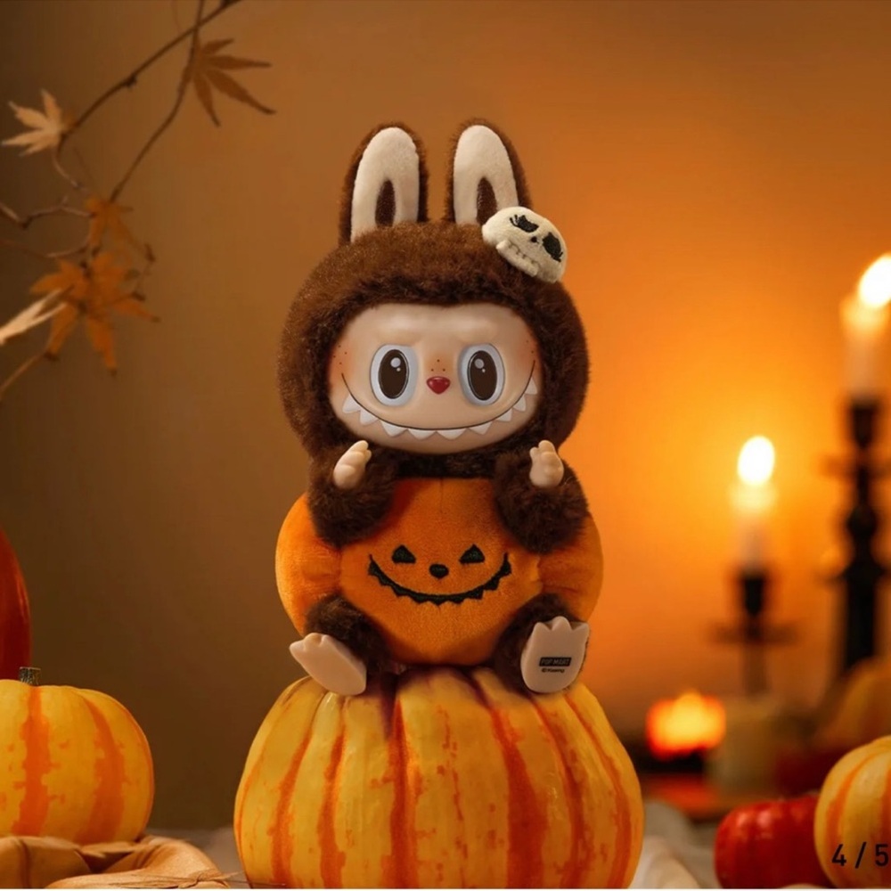 Halloween Pumpkin Labubu